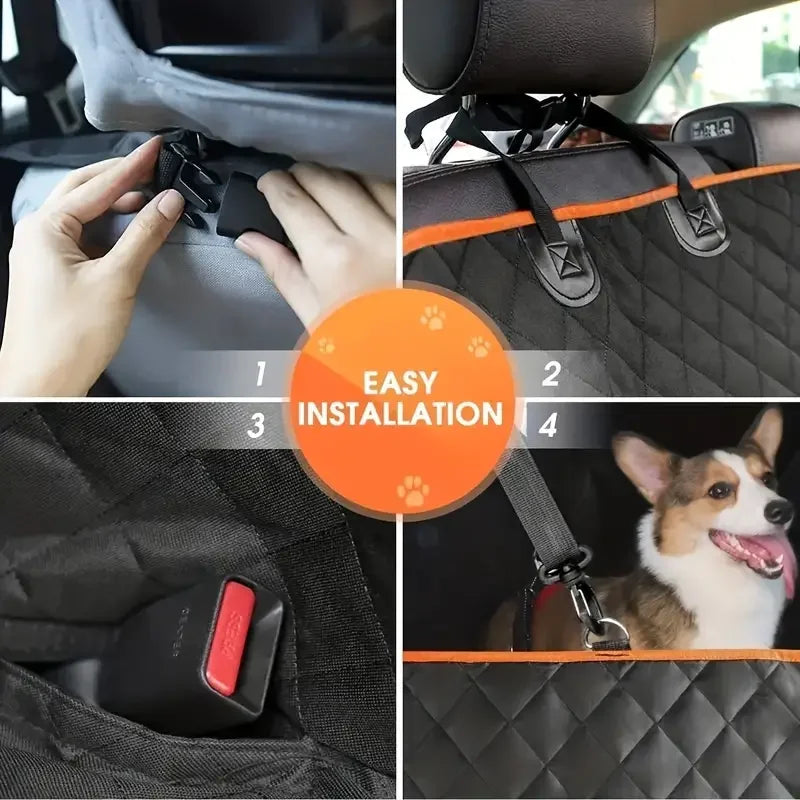 Dog Car Seat Cover for Pets 100% Waterproof Nonslip Durable Soft Back Seat Cover for Cars Truck