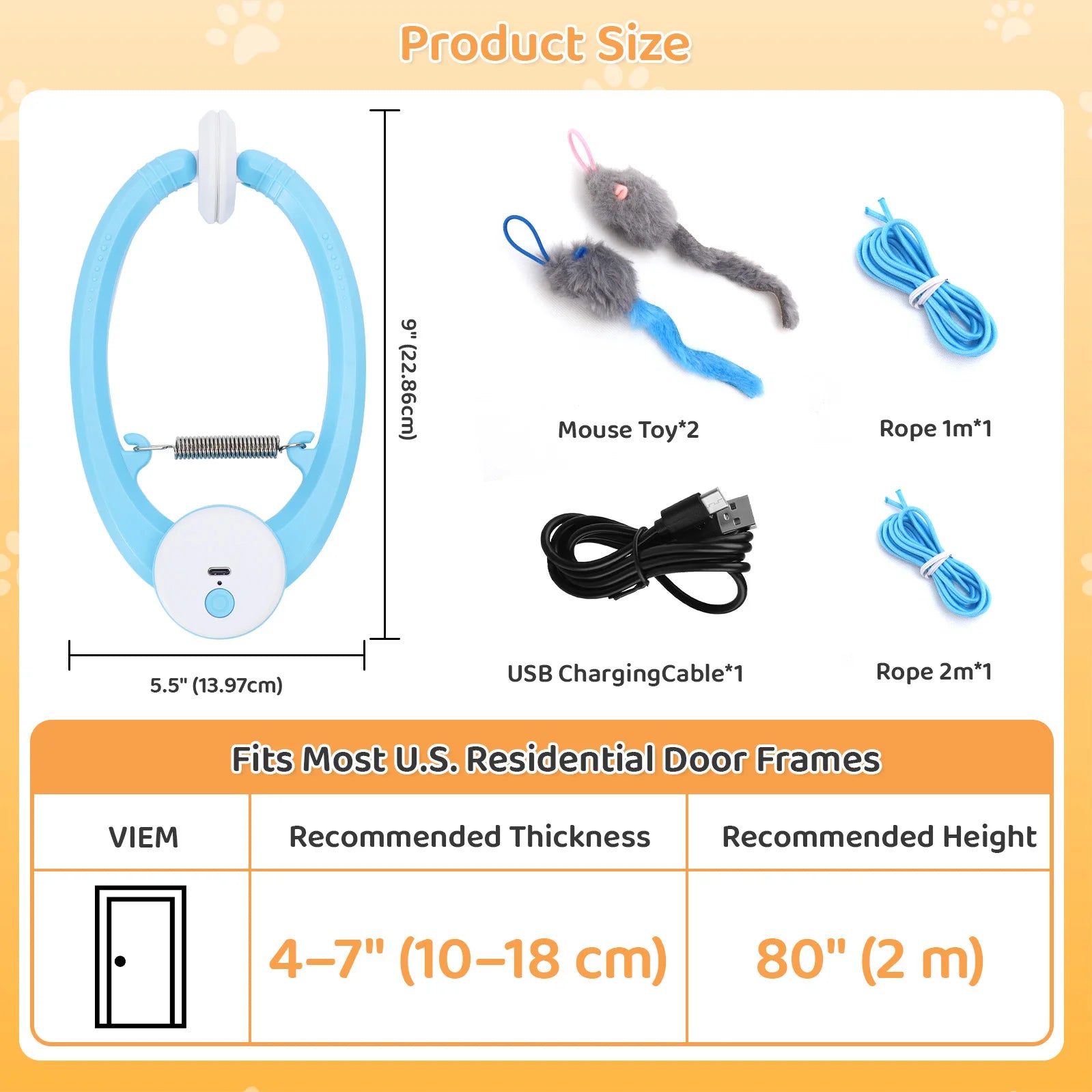 Electric Automatic Cat Hanging Toy