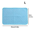 Summer Pet Cooling Pad for Cats And Dogs - Comfortable Breathable Washable Non-Slip Bottom Ice Cool Mat   dog cool mat