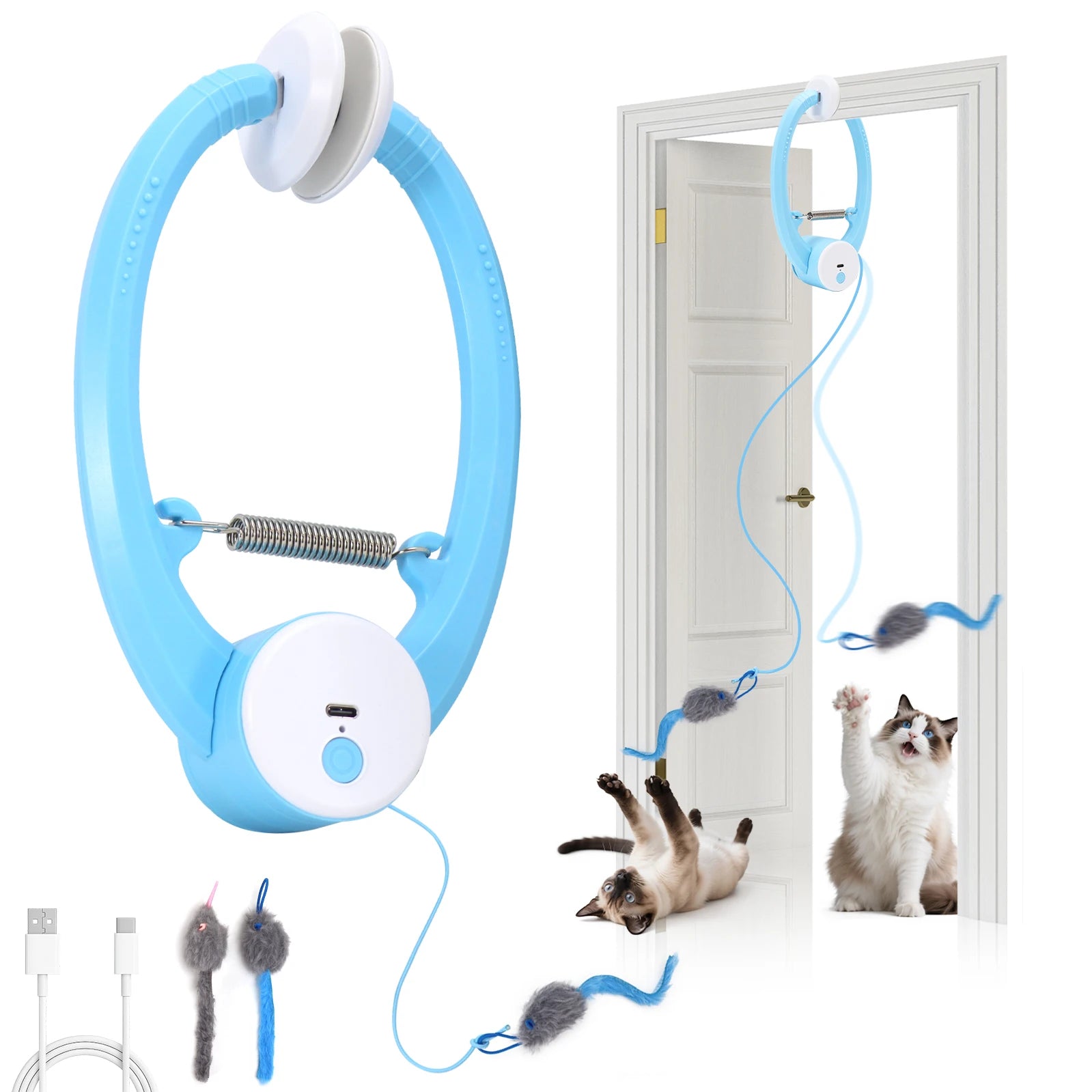 Electric Automatic Cat Hanging Toy
