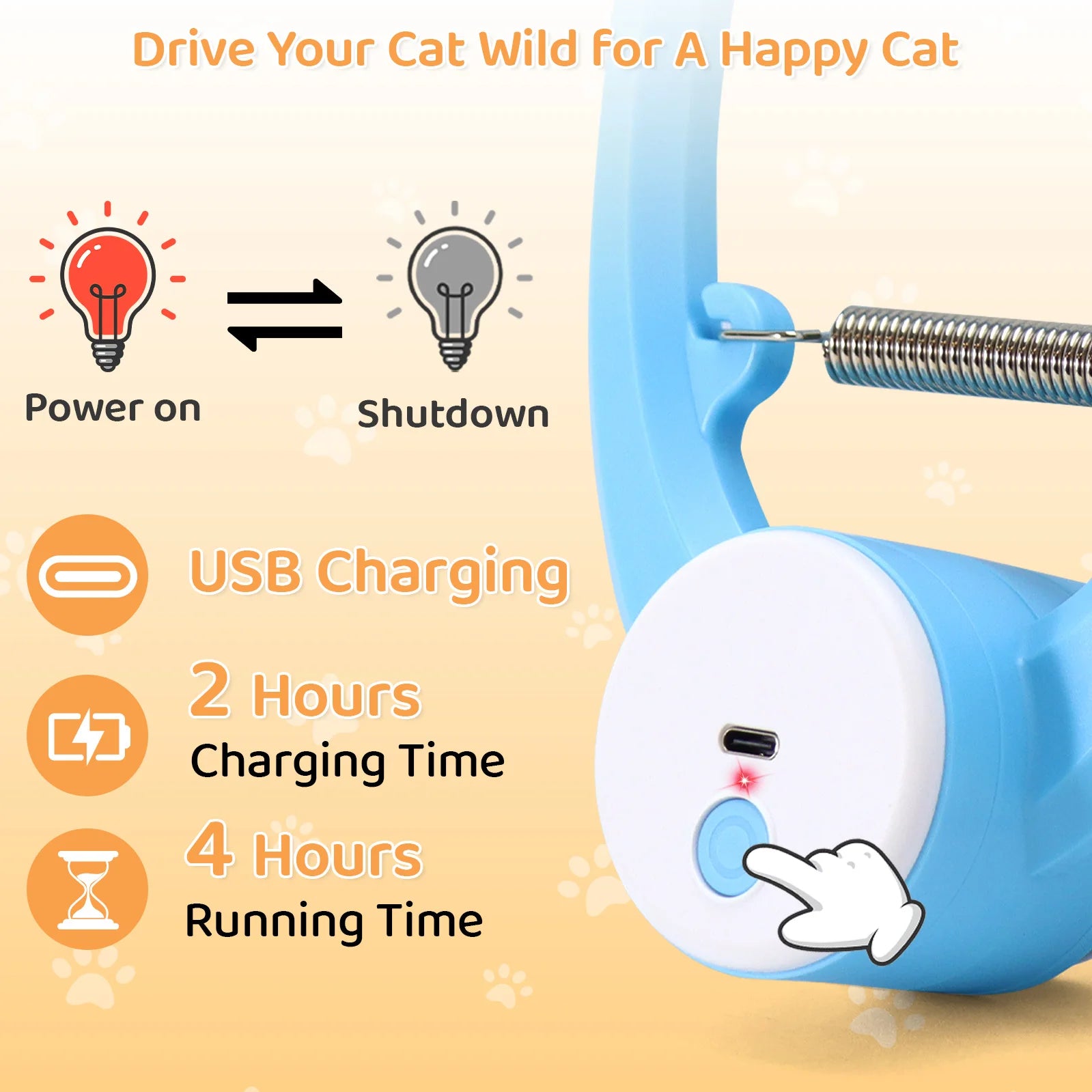 Electric Automatic Cat Hanging Toy