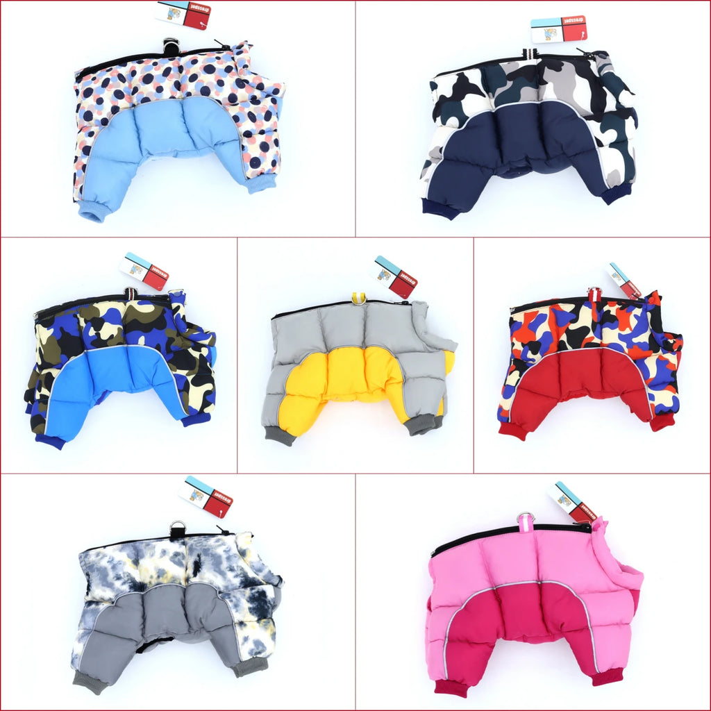 Super Warm Jacket Thicker Cotton Coat Waterproof Clothing For French Bulldog Puppy